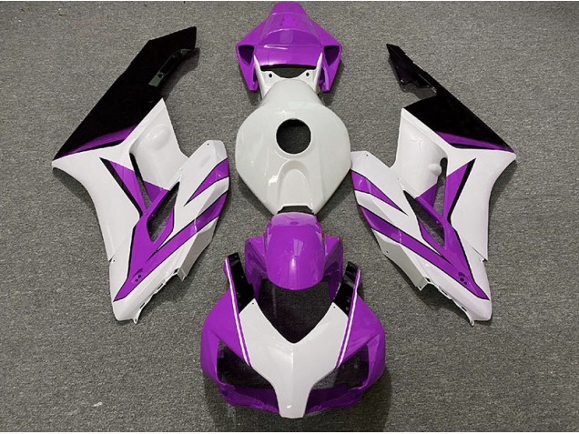 04-05 Blanc Violet & Noir Brillant CBR1000RR Carénage Moto 04-05 Blanc Violet & Noir Brillant CBR1000RR Carénage Moto
