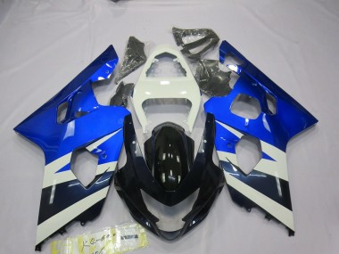 04-05 Bleu Blanc GSXR 600-750 Carénage Moto