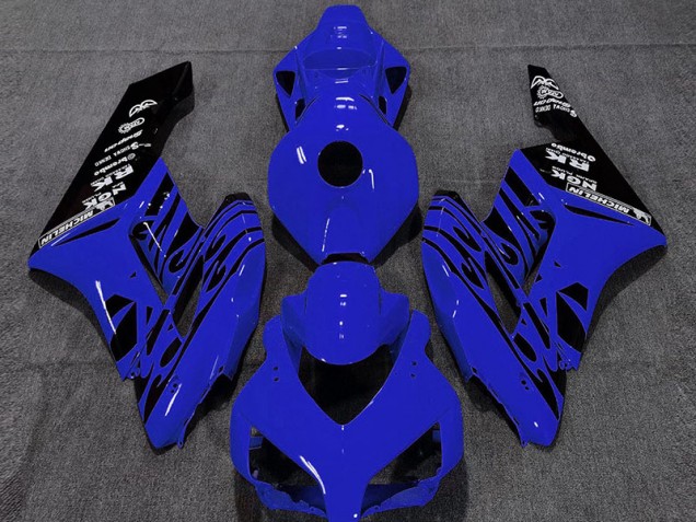 04-05 Bleu Brillant Flamme CBR1000RR Carénage Moto 04-05 Bleu Brillant Flamme CBR1000RR Carénage Moto