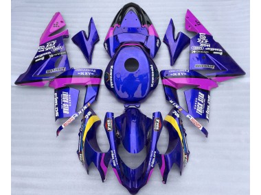 04-05 Bleu & Rose Trickstar ZX10R Carénage Moto