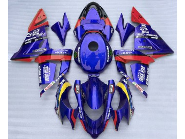 04-05 Bleu & Rouge Trickstar ZX10R Carénage Moto