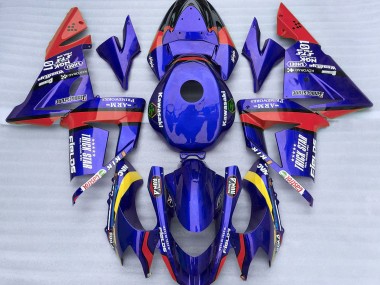 04-05 Bleu & Rouge Trickstar ZX10R Carénage Moto