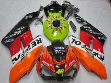 04-05 Citron Rossi Repsol CBR1000RR Carénage Moto