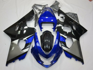 04-05 Gris Bleu & Noir GSXR 600-750 Carénage Moto