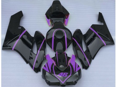 04-05 Noir Brillant & Violet CBR1000RR Carénage Moto