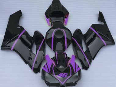 04-05 Noir Brillant & Violet CBR1000RR Carénage Moto