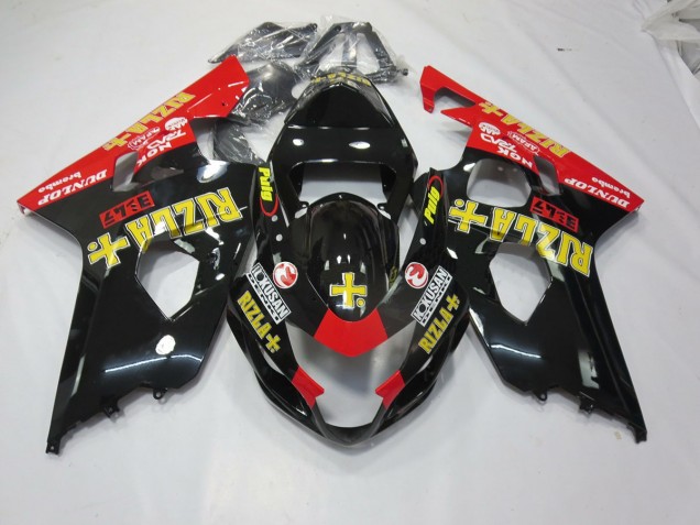 04-05 Noir Rizla GSXR 600-750 Carénage Moto 04-05 Noir Rizla GSXR 600-750 Carénage Moto