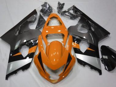 04-05 Orange & Argent GSXR 600-750 Carénage Moto