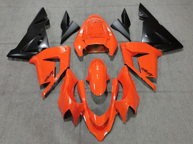 04-05 Orange Noir ZX10R Carénage Moto 04-05 Orange Noir ZX10R Carénage Moto