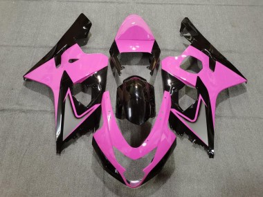 04-05 Rose Clair & Noir GSXR 600-750 Carénage Moto