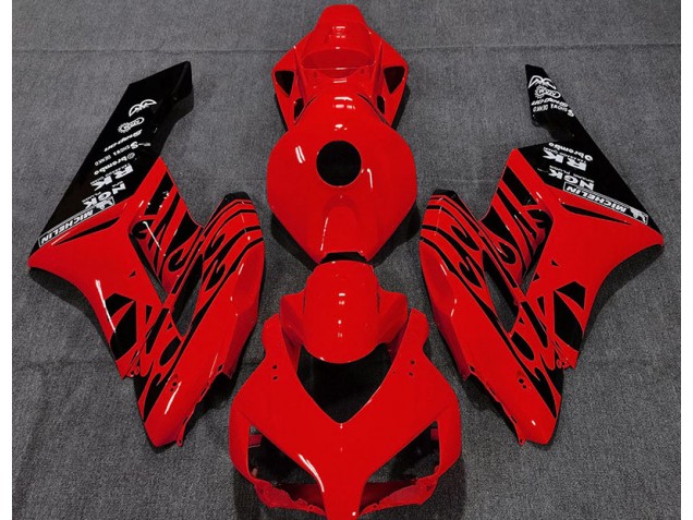 04-05 Rouge Brillant Flamme CBR1000RR Carénage Moto 04-05 Rouge Brillant Flamme CBR1000RR Carénage Moto