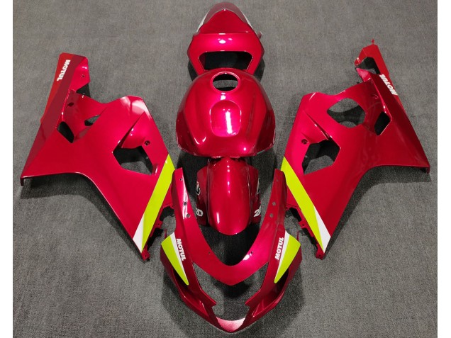04-05 Rouge Brillant GSXR 600-750 Carénage Moto 04-05 Rouge Brillant GSXR 600-750 Carénage Moto