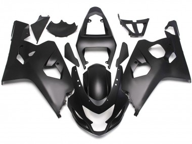 04-05 Style Noir Mat Avec Décalcomanies Rouges GSXR 600-750 Carénage Moto