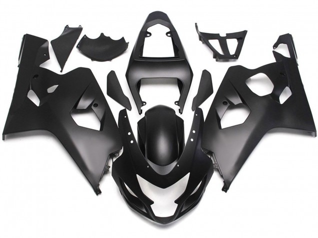 04-05 Style Noir Mat Avec Décalcomanies Rouges GSXR 600-750 Carénage Moto 04-05 Style Noir Mat Avec Décalcomanies Rouges GSXR 600-750 Carénage Moto