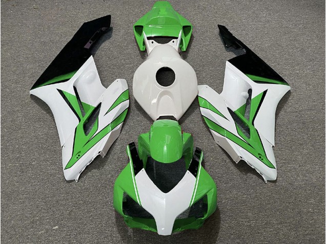 04-05 Vert Blanc & Noir Brillant CBR1000RR Carénage Moto 04-05 Vert Blanc & Noir Brillant CBR1000RR Carénage Moto
