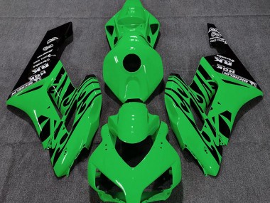 04-05 Vert Brillant Flamme CBR1000RR Carénage Moto