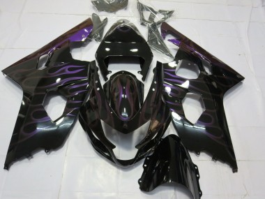 04-05 Violet Flamme GSXR 600-750 Carénage Moto