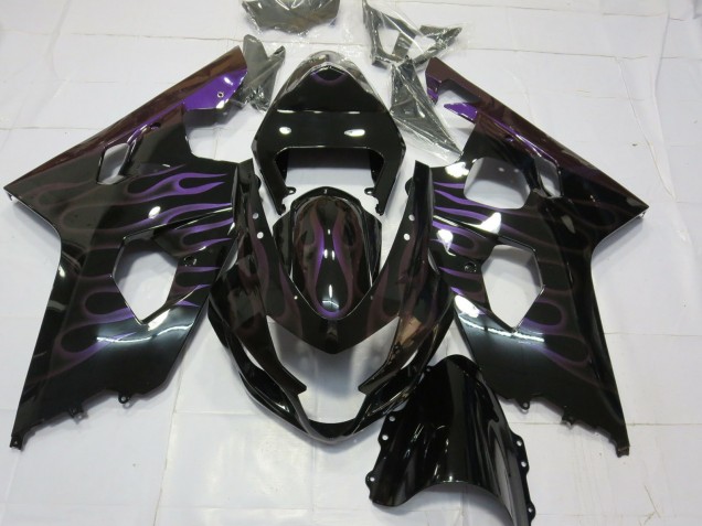 04-05 Violet Flamme GSXR 600-750 Carénage Moto 04-05 Violet Flamme GSXR 600-750 Carénage Moto