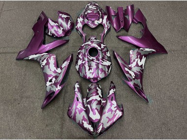 04-06 Magenta Foncé Camouflage R1 Carénage Moto