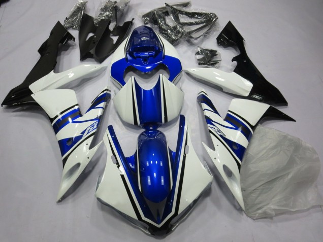 04-06 Spécial Bleu & Blanc R1 Carénage Moto
