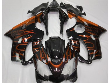04-07 Orange Flamme CBR600 F4i Carénage Moto