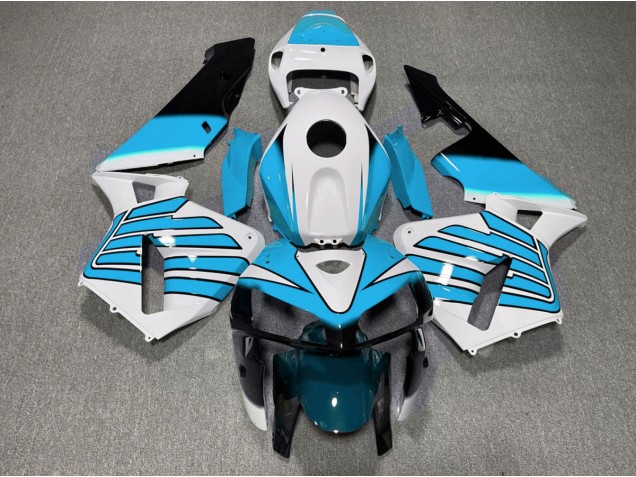 05-06 Ailes Bleu Clair & Blanches CBR600RR Carénage Moto 05-06 Ailes Bleu Clair & Blanches CBR600RR Carénage Moto