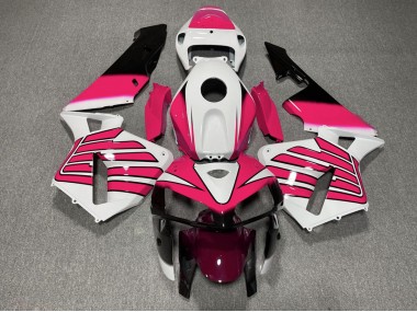 05-06 Ailes Roses & Blanches CBR600RR Carénage Moto