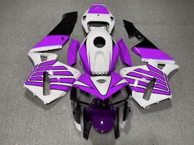 05-06 Ailes Violettes & Blanches CBR600RR Carénage Moto
