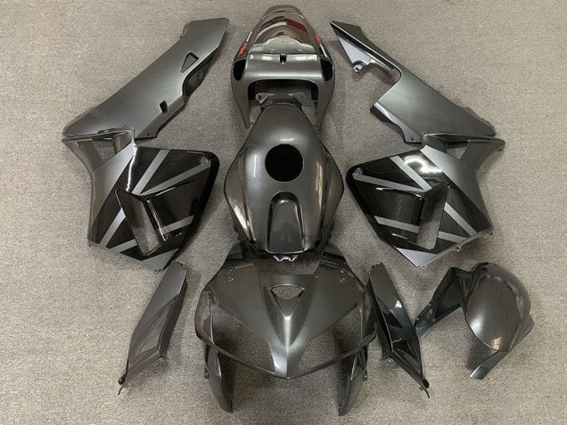 05-06 Argent Foncé & Noir CBR600RR Carénage Moto 05-06 Argent Foncé & Noir CBR600RR Carénage Moto