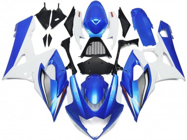 05-06 Bleu Brillant & Blanc GSXR 1000 Carénage Moto