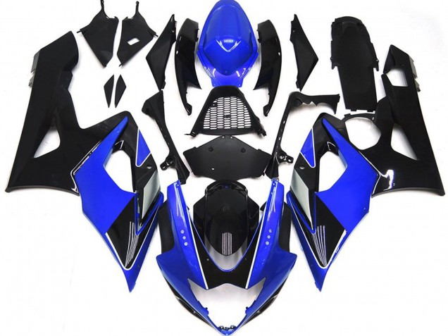 05-06 Bleu Brillant & Noir GSXR 1000 Carénage Moto 05-06 Bleu Brillant & Noir GSXR 1000 Carénage Moto