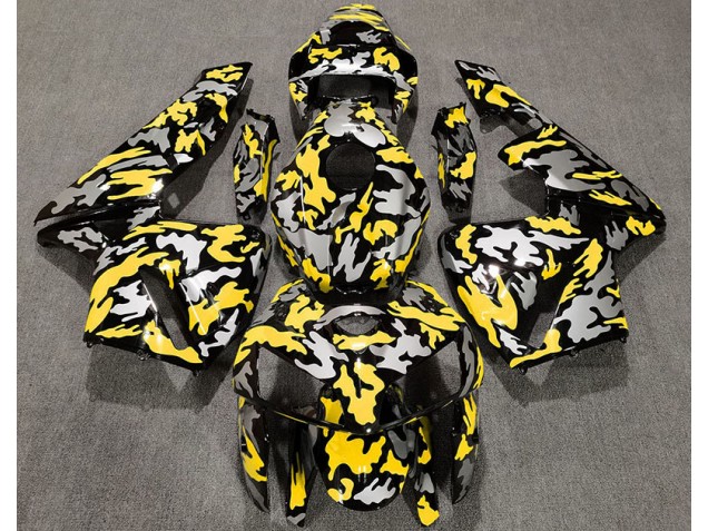 05-06 Camouflage & Jaune CBR600RR Carénage Moto 05-06 Camouflage & Jaune CBR600RR Carénage Moto