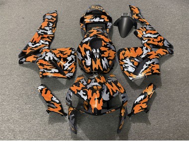 05-06 Camouflage & Orange CBR600RR Carénage Moto