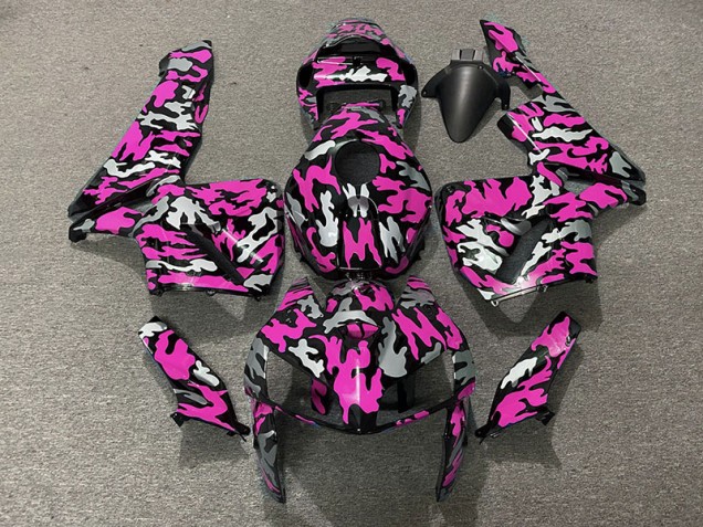 05-06 Camouflage & Rose Chaud CBR600RR Carénage Moto 05-06 Camouflage & Rose Chaud CBR600RR Carénage Moto
