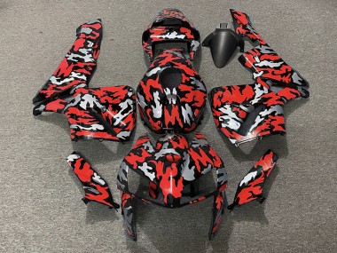 05-06 Camouflage & Rouge CBR600RR Carénage Moto