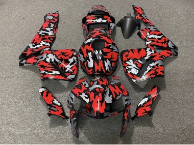05-06 Camouflage & Rouge CBR600RR Carénage Moto