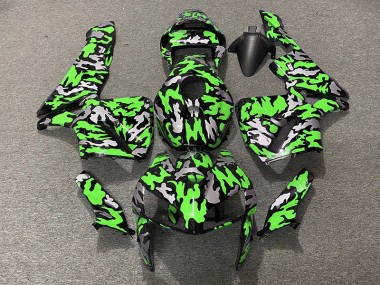 05-06 Camouflage & Vert CBR600RR Carénage Moto
