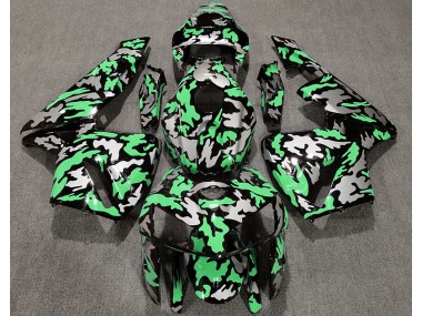 05-06 Camouflage & Vert Clair CBR600RR Carénage Moto