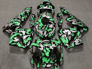 05-06 Camouflage & Vert Clair CBR600RR Carénage Moto