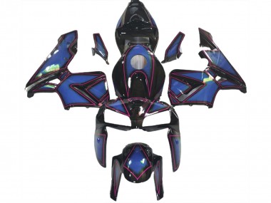 05-06 Contour Bleu Profond & Rose CBR600RR Carénage Moto