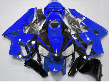 05-06 Design Bleu Brillant & Noir CBR600RR Carénage Moto