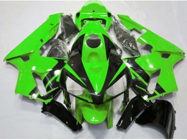 05-06 Design Vert & Noir Brillant CBR600RR Carénage Moto