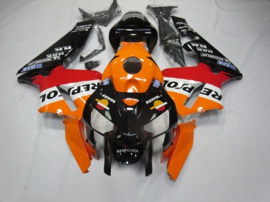 05-06 Fond Noir Repsol CBR600RR Carénage Moto