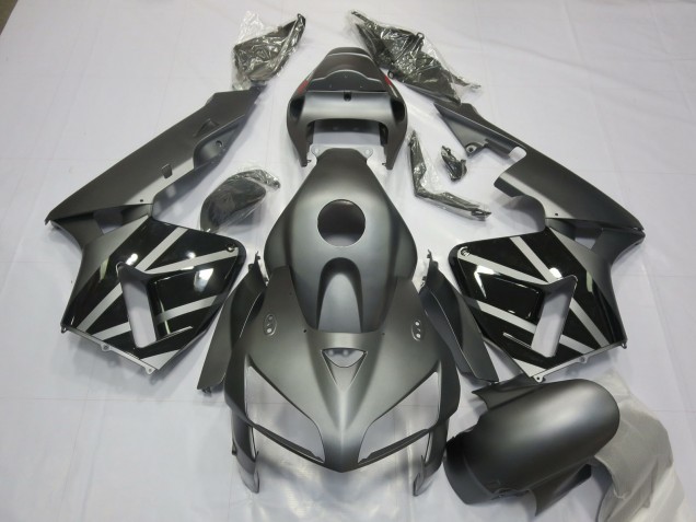 05-06 Gris Mat & Noir CBR600RR Carénage Moto 05-06 Gris Mat & Noir CBR600RR Carénage Moto