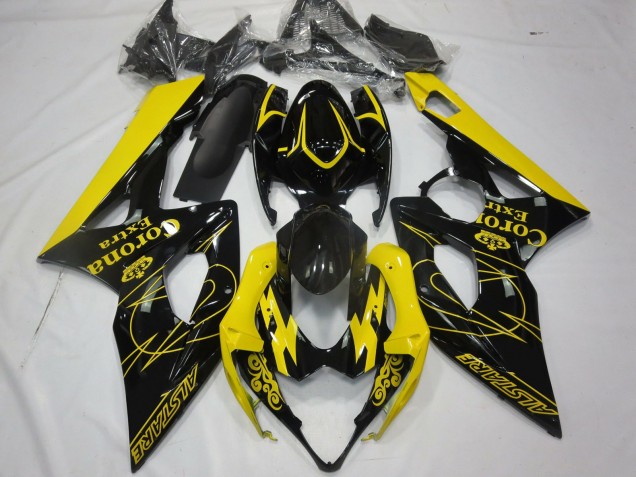 05-06 Jaune Corona GSXR 1000 Carénage Moto 05-06 Jaune Corona GSXR 1000 Carénage Moto