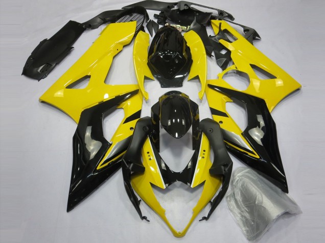 05-06 Jaune & Noir GSXR 1000 Carénage Moto 05-06 Jaune & Noir GSXR 1000 Carénage Moto