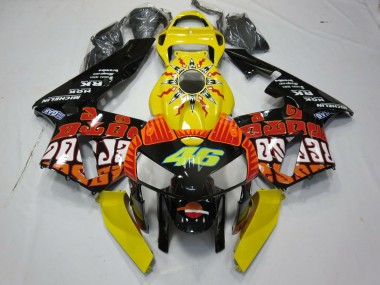 05-06 Jaune Rossi CBR600RR Carénage Moto
