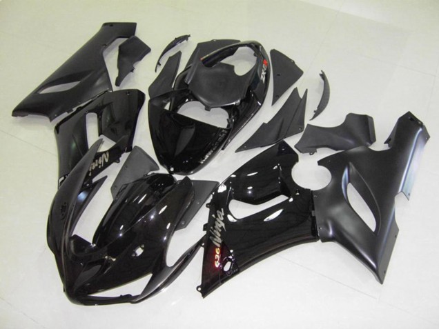 05-06 Noir Brillant ZX6R Carénage Moto 05-06 Noir Brillant ZX6R Carénage Moto