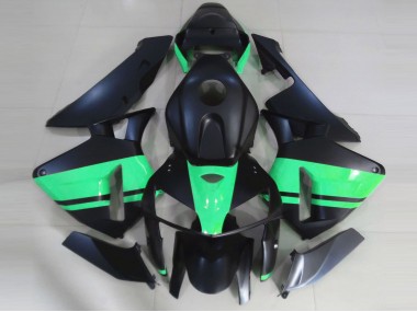 05-06 Noir Mat & Vert Spécial CBR600RR Carénage Moto