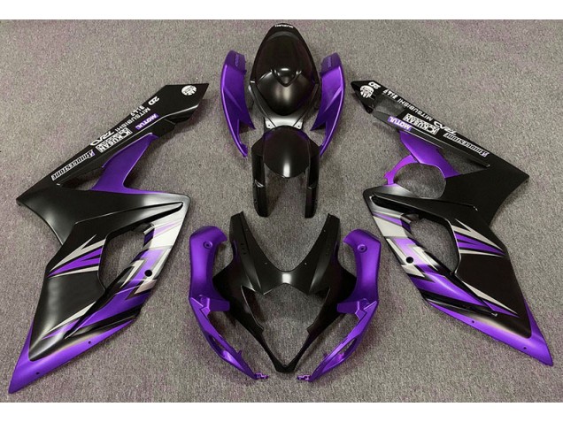 05-06 Noir Mat & Violet GSXR 1000 Carénage Moto